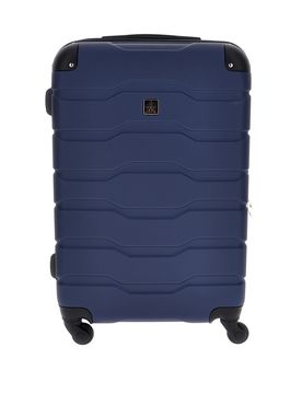 Trolley piccolo blu rigido con 4 ruote 156/P