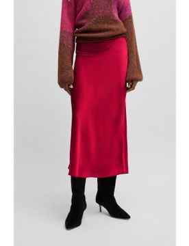 Para mujer. 50522650 Falda Visos (34), Casual, Fiesta, Poliéster