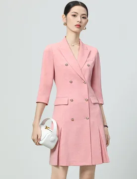 Allingentle Pink Women's Skirt Blazer & Skirt Coat Long Jacket for Casual Office Outfit Customized - Aliexpress - FashionsVida