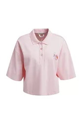 BOXY CROPPED POLO T-SHIRT female