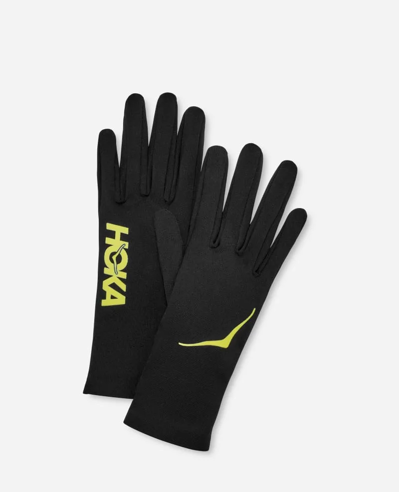 Airolite Run Gloves in Black, Size Small - HOKA - FashionsVida