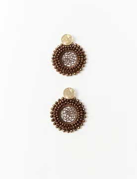 Sfera - Pendientes esfera malla - Sfera - FashionsVida