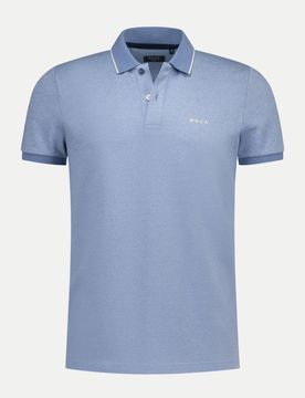 Poloshirt aus Baumwoll-Piqué Blau XXL