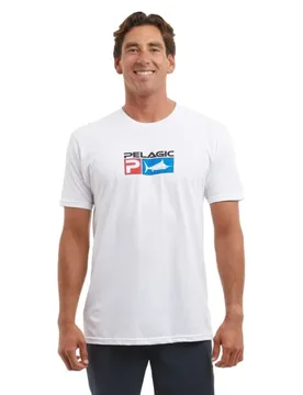 Premium Deluxe Short Sleeve T-shirt White 3XL Men - PELAGIC - FashionsVida