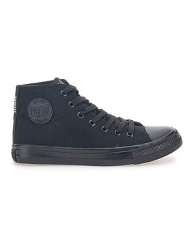 Sneakers Alte in Tela Nera 238 36