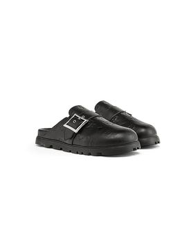 Lederschuh - Mules schwarz 39 damen
