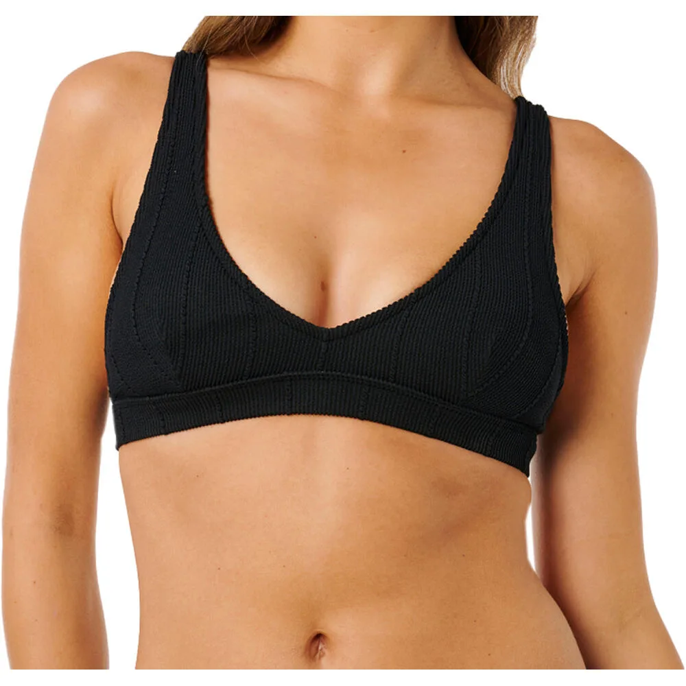 Vibe surf multi fit v neck parte de arriba bikini Negro (L) - Rip curl - FashionsVida