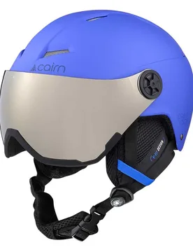 Casque Junior Avec Visière Orbit Mat Blue 48-50 cm unisex - Cairn - FashionsVida