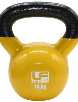 Kettlebell aus Gusseisen - Jaune - unisex - Size: 14 kg