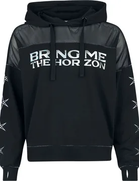 Kapuzenpullover - EMP Signature Collection - XXL - für Damen - Größe XXL - schwarz - EMP exklusives Merchandise! - Frauen - female - Bring Me The Horizon - FashionsVida