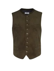 Chaleco tradicional VITTORIO verde oscuro 48