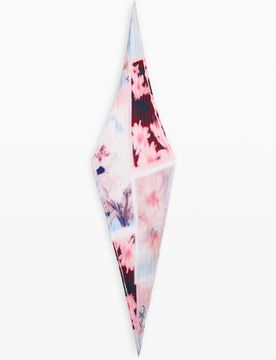 Foulard diamant lys, Polyester, Marron, U