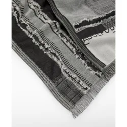 Chal en jacquard de algodón