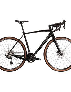 Bici gravel ESKER 6.0 GRX 2X11 alluminio nero lucido