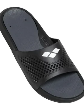 Bruno Slides Black / Grey UK 10.5 Men - Arena - FashionsVida