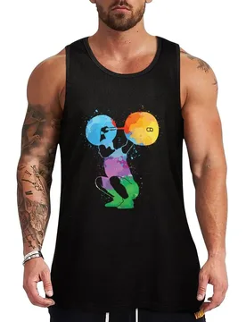 Weightlifting weightlifter barbell clean jerk snatch jonathan kraske transparent Tank Top Male clothes men gym clothing - Aliexpress - FashionsVida
