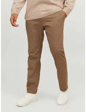 Pantaloni Chino Marco Dave Plus Size Otter 52 - Jack & jones - FashionsVida