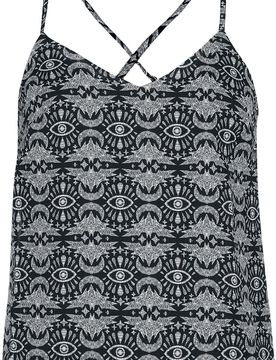 Gothic Top - Batwing Cami - XS bis L - für Damen - Größe M - schwarz - Frauen - female