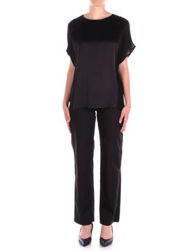 Manila Grace Pantaloni Nero