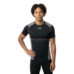 T-shirt à Manches Courtes Heatgear Elite Fitted Black / Reflective L