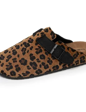 Mules Sabots Léopard/Noir léopard 36 - Isotoner - FashionsVida