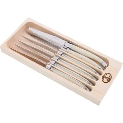 Set de 6 cuchillos de mesa Abeja