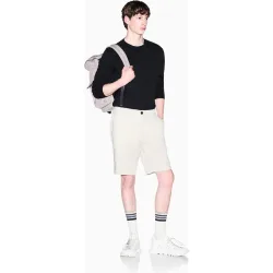 Pantalón corto de hombre liso con algodón