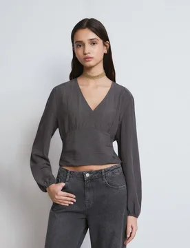 Blusa de mujer con volantes - Brownie - FashionsVida