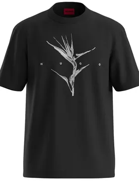 Hugo T-shirt à Manches Courtes Darise 10268404 Black 001 M