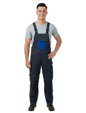 Combinaison Avec Poches Pour Genouillères Unique 12069 Dark Navy / Royal 42
