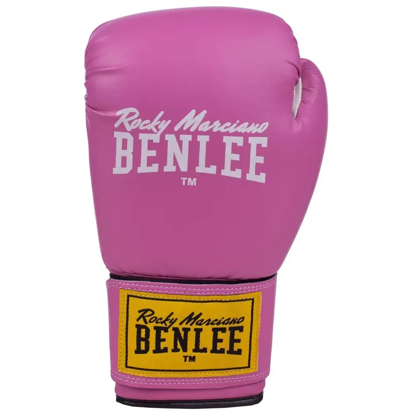 Gants De Boxe Artificiels Cuir Rodney Pink / White 14 oz