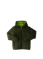Piumino con cappuccio VERDE MILITARE 6