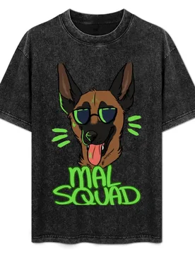 MAL SQUAD (dark red) T-Shirt Big and Tall Basic Tee Shirt - Aliexpress - FashionsVida