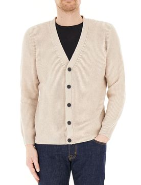 Cardigan lana merino BEIGE M