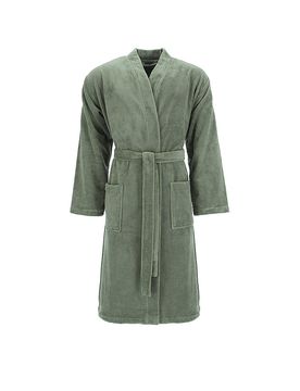 Herren Bademantel COSMO Detox Green dunkelgrün M herren