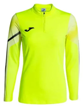 Elite Xi Half Zip Sweatshirt Fluor Yellow / Black S Women - Joma - FashionsVida