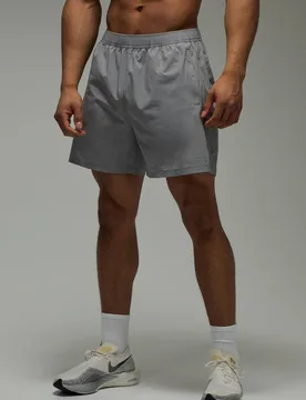 Men's Active Marl 5inch Shorts Light Grey Size 2X-Large Light Grey 2XL - boohooMAN - FashionsVida