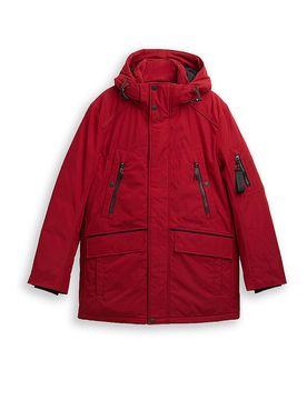 Tom Tailor Parka rojo XL