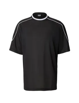 Oversize T-Shirt - Piping Mesh Oversized Tee - S bis 4XL - für Männer - Größe 4XL - schwarz - Männer - male - Urban classics - FashionsVida