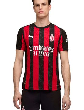 Milan 25/26 primera equipacion authentic camiseta de fútbol oficiales Rojo (XS)