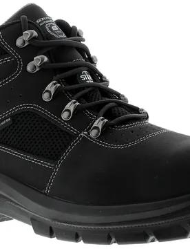 Trophus Letic Mens Safety Boots Puncture Resistant Sole Black Nubuck - Size Uk 9 - Skechers - FashionsVida