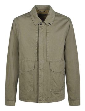 Giubbino Overshirt In Misto Cotone