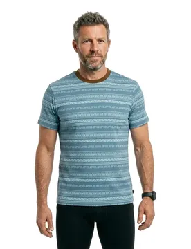 Maglietta A Maniche Corte Halfrack Washed Blue M