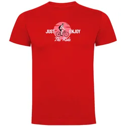 Maglietta A Maniche Corte Just Enjoy The Ride Red