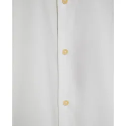 Camisa de hombre regular fit lisa de manga larga