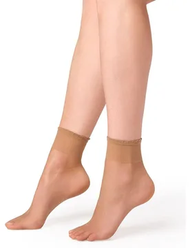 Pack de dos tobilleros de verano de mujer con efecto bronceado - Filodoro - FashionsVida