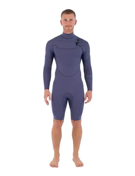 Combinaison En Néoprène à Manches Longues Avec Fermeture éclair Sur La Poitrine Air 3/2 Mm Springsuit Destroyer L - Hurley - FashionsVida