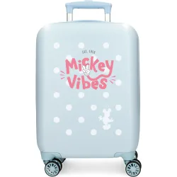Maleta de cabina Mickey vibes rígida con capacidad de 33L en