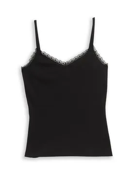 S Top with lace detail female - S - FashionsVida