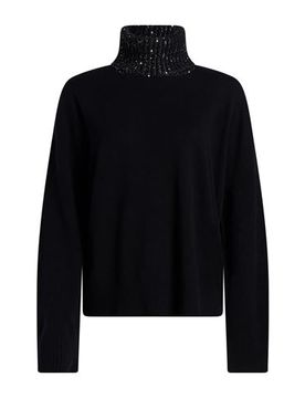 Rollkragenpullover Damen Schwarz XS Damen